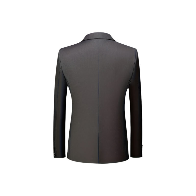 Gray suit jacket on a beige background