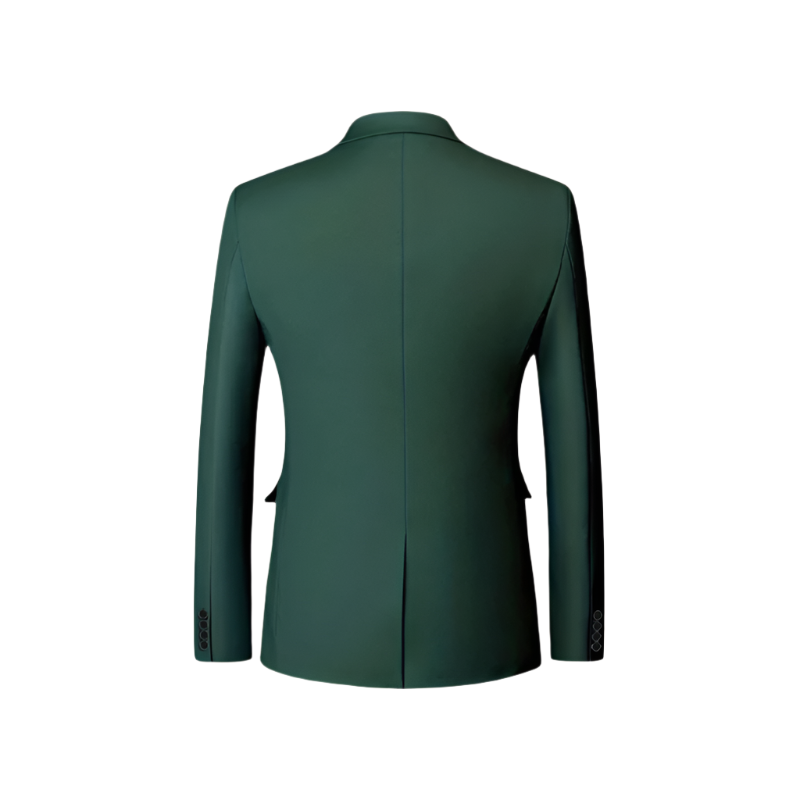 Men’s Business Suit Set | Classic Solid Color | One-Button Blazer and Dress Pants