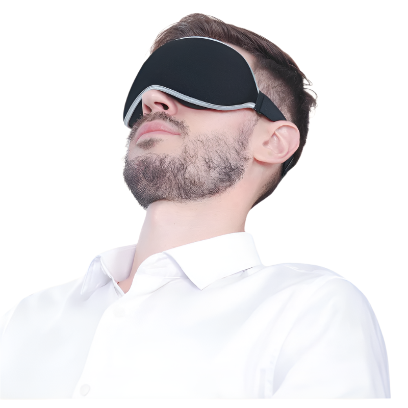 Sleep Eye Mask | 3D Contoured Design | Blackout Memory Foam