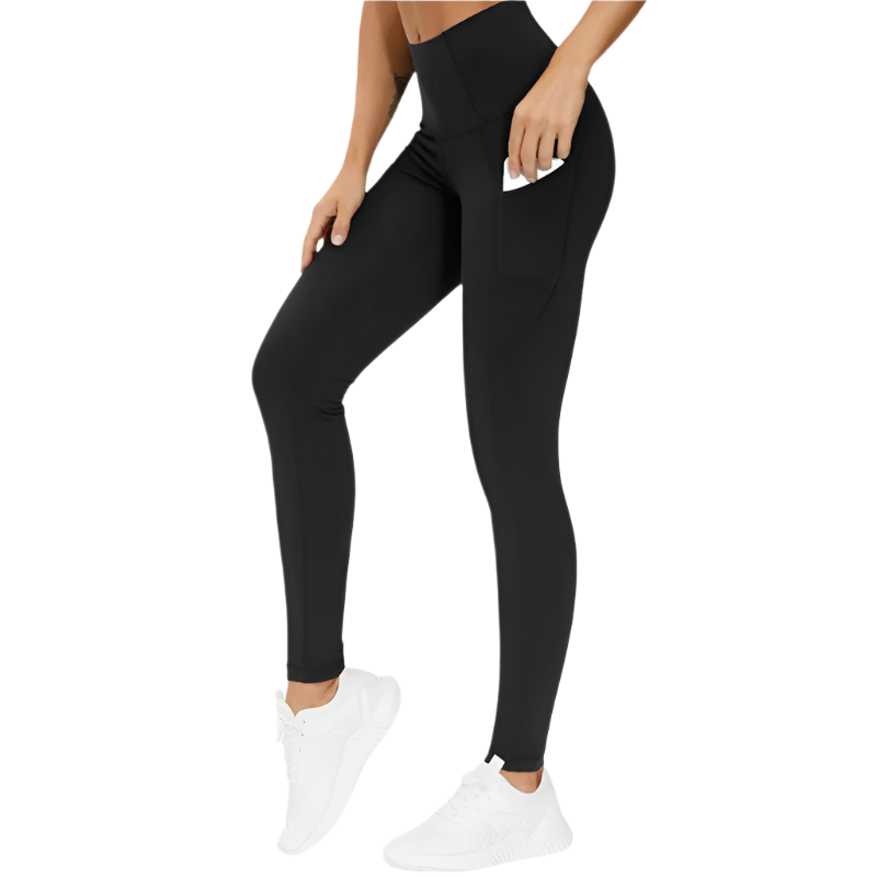 Women's High-Waist Yoga Leggings | Tummy Control | Side Pockets