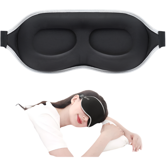 Sleep Eye Mask | 3D Contoured Design | Blackout Memory Foam