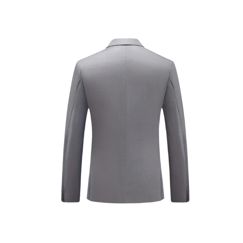 Men’s Business Suit Set | Classic Solid Color | One-Button Blazer and Dress Pants
