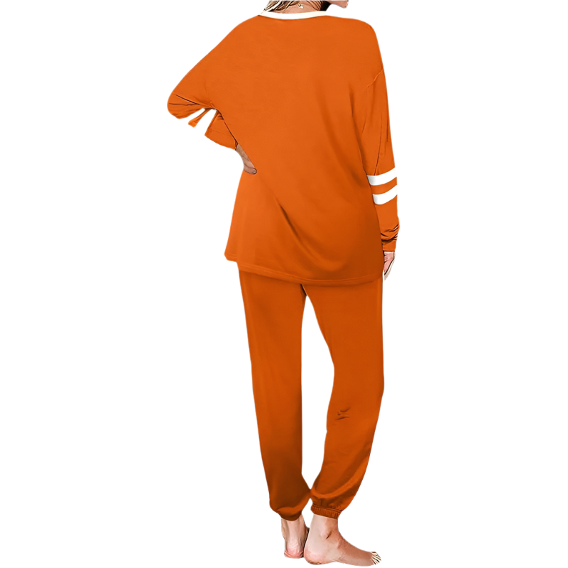 Women's Sweatsuit Set | Casual 2-Piece Outfit | Crewneck Pullover with Elastic Waist Pants