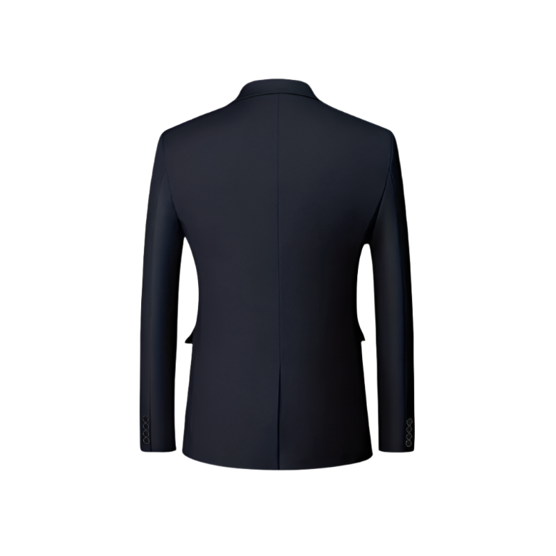 Men’s Business Suit Set | Classic Solid Color | One-Button Blazer and Dress Pants